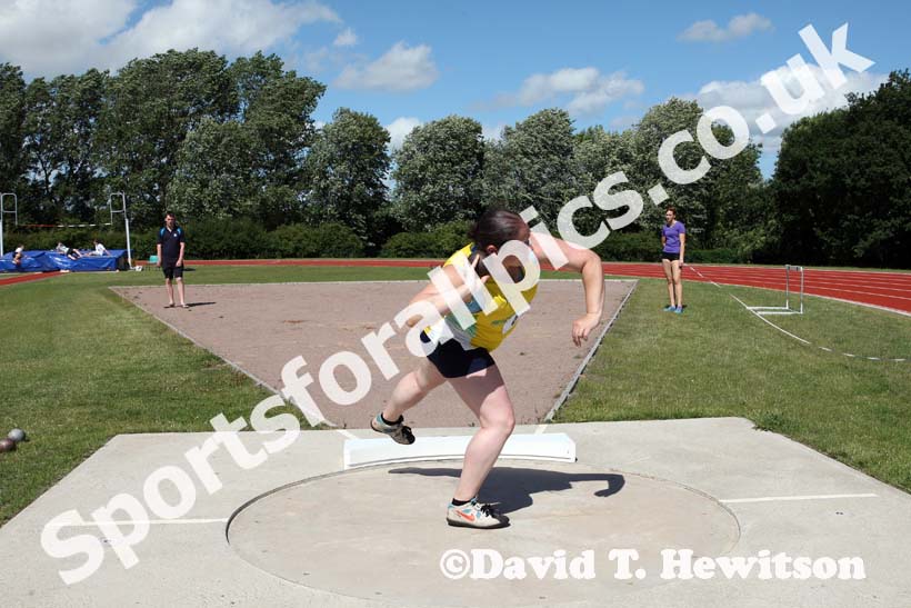 womens shot, North of England Division 2E, Morpeth.